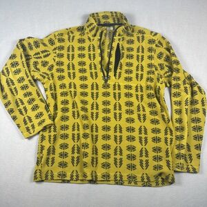 DULUTH Trading Co. Men's Geometric Half Zip Fleece Pullover Size M